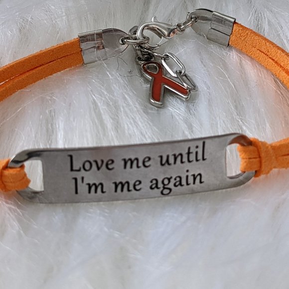 MS love me bracelet, Multiple sclerosis warrior love me Multiple Sclerosis - Picture 1 of 3
